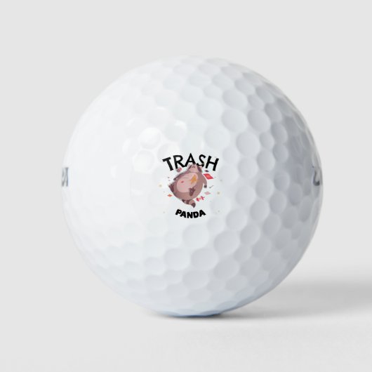 Vuilnis Panda Golfballen (Voorkant)