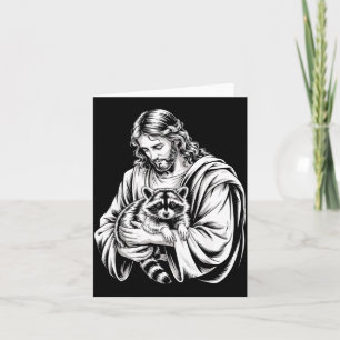 Vuilnis Panda Jezus Wasbeer Vernield Wasbeer Dier  Kaart