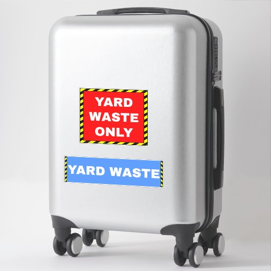 vuilnis sticker (Koffer)