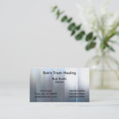 vuilnis visitekaartje (Staand voorkant)