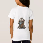 Vuilnis Wasbeer Feestje T-shirt (Achterkant)