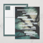 vuilnis zonder muziekkaart briefkaart (Voorkant / Achterkant)