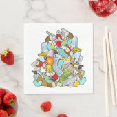 vuilnisbak afval vuilnis Napkins Servet (Insitu)