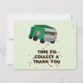 Vuilnisbak Bedankt Notitiekaartje (Achterkant)