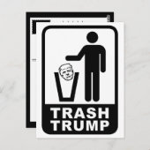 vuilnisbak briefkaart (Voorkant / Achterkant)