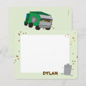 Vuilnisbak Dank je Notitiekaartje (Voorkant / Achterkant)