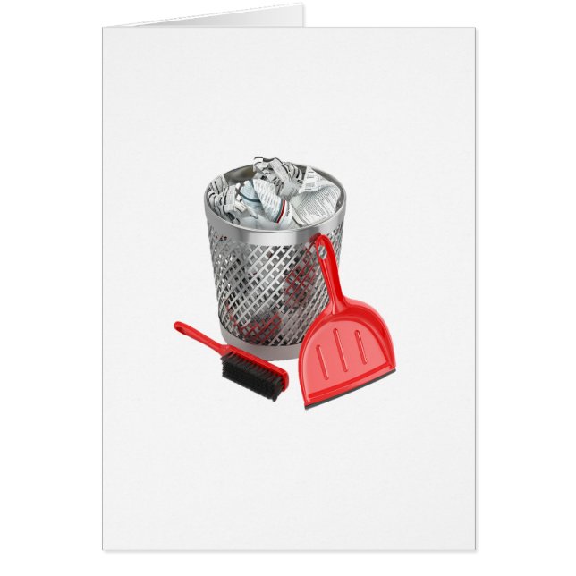 Vuilnisbak en vuilnisbak (Voorkant)