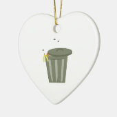 vuilnisbak keramisch ornament (Links)