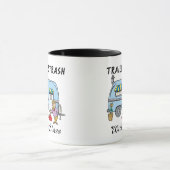 vuilnisbak met klasse mok (Midden)