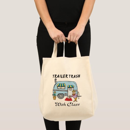 vuilnisbak met klasse tote bag (Voorkant (product))