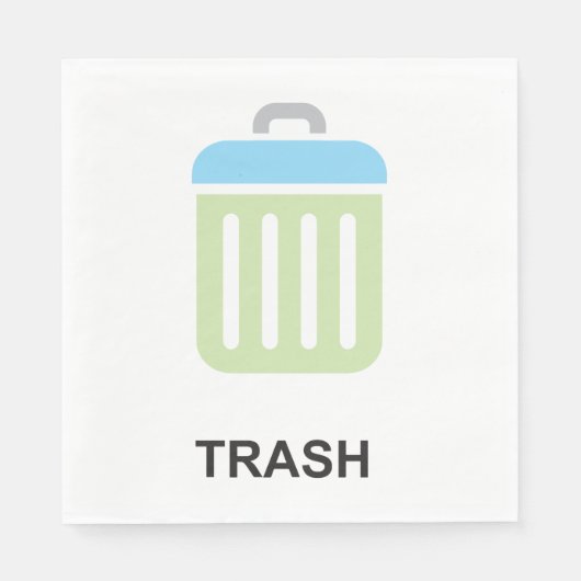 Vuilnisbak Servet (Voorkant)