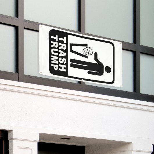 vuilnisbak spandoek (Buitenkant Gebouw)