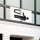 vuilnisbak spandoek (Buitenkant Gebouw)