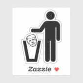 vuilnisbak sticker (Vel)