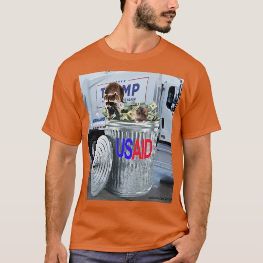 vuilnisbak t-shirt (Voorkant)