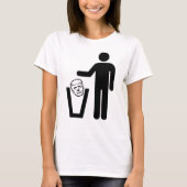 vuilnisbak t-shirt (Voorkant)