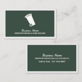 vuilnisbak visitekaartje (Voorkant / Achterkant)