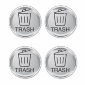 Vuilnisbakken binnen & openlucht sticker (Voorkant)