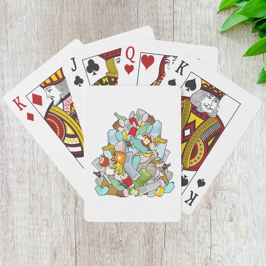 Vuilnisberg Rommel Afval Recycling Junk Pokerkaarten