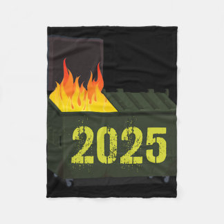 Vuilnisbrand 2025 fleece deken