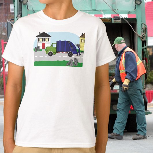 Vuilnisdag is de beste dag!" – Fun Garbage Truck T-shirt