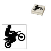Vuilnisfiets Motorfiets/Motorcross Rubberstempel (Gestempeld)