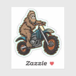 Vuilnisfiets Sasquatch Sticker