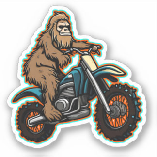 Vuilnisfiets Sasquatch Sticker
