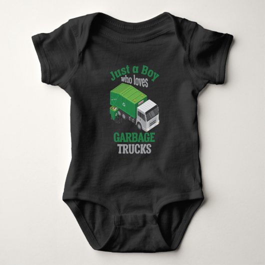 Vuilnisjongen Toddler Cool Recycling Romper (Voorkant)