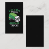 Vuilnisjongen Toddler Cool Recycling Visitekaartje (Voorkant / Achterkant)