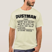 Vuilnisman Noun Definition Worker Cool Design T-shirt (Voorkant)