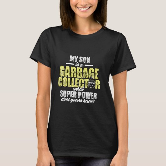 Vuilnisman Zoon Funny Garbage Man T-shirt (Voorkant)