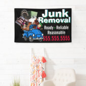 Vuilnisophaaldienst op maat Adverteren Spandoek (Insitu)