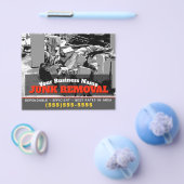 Vuilnisophaling Afvalverwijdering 4x5 Custom Marke Flyer (Enkel)