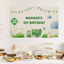 Vuilniswagen 1e verjaardagsfeest