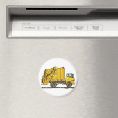 Vuilniswagen achterlader magneten (Insitu (Vaatwasser))