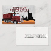 vuilniswagen | Bouwvoertuig | Skyline Visitekaartje (Voorkant / Achterkant)