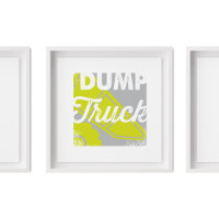 vuilniswagen | Dump Truck Kindercrèche Art