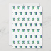 Vuilniswagen Feest Klaar om te Rollen Kinderverjaa Kaart (Achterkant)