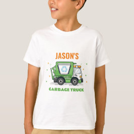 Vuilniswagen Kinder Tshirts Verjaardagsfeest
