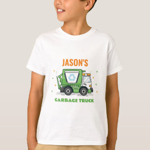 Vuilniswagen Kinder Tshirts Verjaardagsfeest