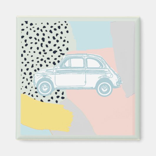 vuilniswagen magneet (Voorkant)