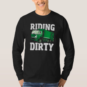Vuilniswagen met vuilniswagen t-shirt