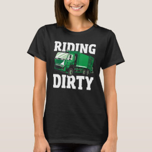 Vuilniswagen met vuilniswagen t-shirt