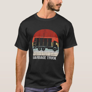 vuilniswagen pyjamas  Retro voor vrachtwagen T-shirt