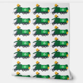 Vuilniswagen recyclen Terug naar School Boys Behang (Afrollen)