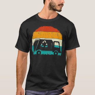 Vuilniswagen Retro  Recyclen afvalco T-shirt