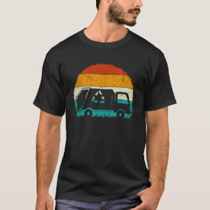 Vuilniswagen Retro Recyclen afvalco T-shirt