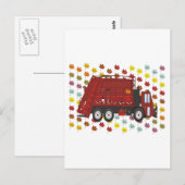 Vuilniswagen september briefkaart (Voorkant / Achterkant)