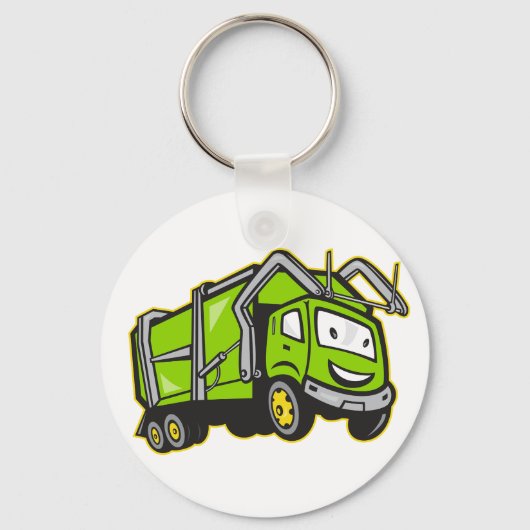 Vuilniswagen Sleutelhanger (Voorkant)